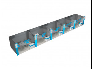booth exhibition stand a406c Modèle 3D