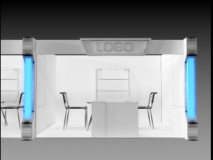 booth exhibition stand a406e 3D 模型
