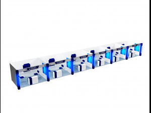 booth exhibition stand a406e 3D Model
