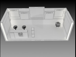 booth exhibition stand a419a 3Dモデル
