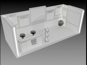 booth exhibition stand a419a 3Dモデル