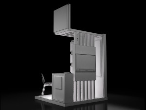 booth exhibition stand a218 Modèle 3D