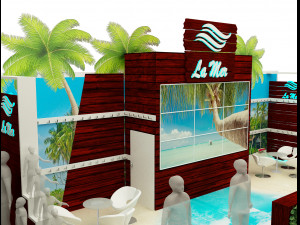 booth exhibition stand a221 Modello 3D
