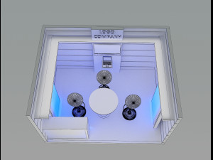 booth exhibition stand a405c 3Dモデル