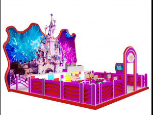 booth exhibition stand a210 3D 모델