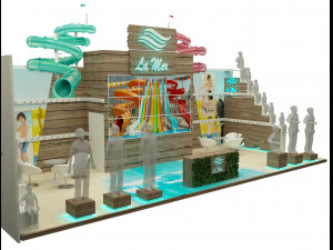booth exhibition stand a221b 3Dモデル