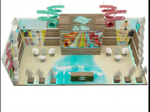 booth exhibition stand a221b 3D Model
