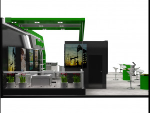 booth exhibition stand a226 3D Модель
