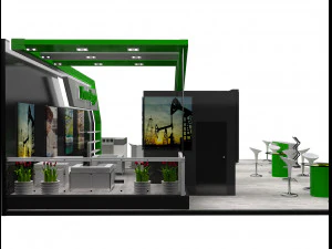 booth exhibition stand a226 3D Model
