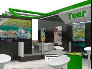 booth exhibition stand a226 3D Model