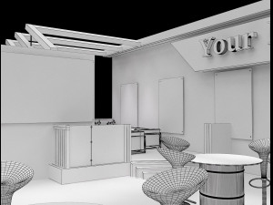 booth exhibition stand a226 3D Модель