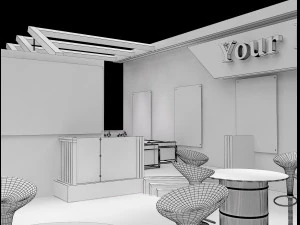 booth exhibition stand a226 3D Model