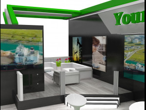 booth exhibition stand a226 3D Модель