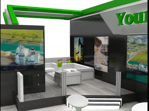 booth exhibition stand a226 3D Model