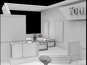 booth exhibition stand a226 3D Модель