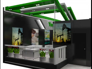 booth exhibition stand a226 3D Model