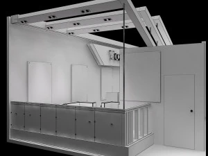 booth exhibition stand a226 3D Model