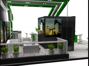 booth exhibition stand a226 3D Model