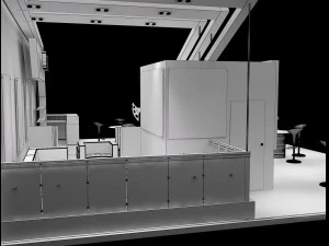 booth exhibition stand a226 3D Model
