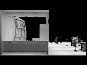 booth exhibition stand a226a Modello 3D