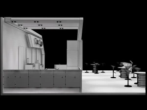 booth exhibition stand a226a 3D Model