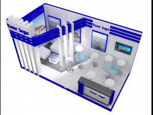 booth exhibition stand a227 3D 模型