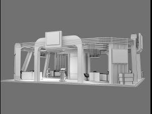 booth exhibition stand a236 Modèle 3D