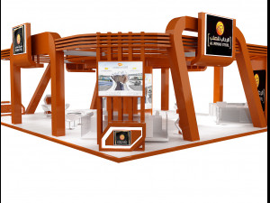 booth exhibition stand a236 Modèle 3D