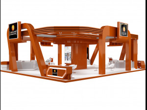 booth exhibition stand a236 Modèle 3D