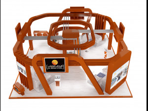 booth exhibition stand a236 Modèle 3D