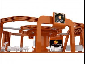 booth exhibition stand a236 3D Model