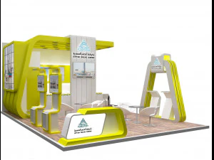 booth exhibition stand a239 3D Model