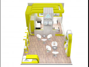 booth exhibition stand a239 3D Model