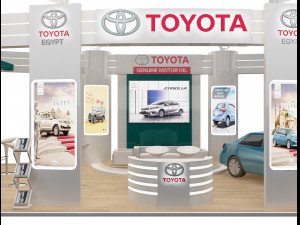 booth exhibition stand a225 Modello 3D