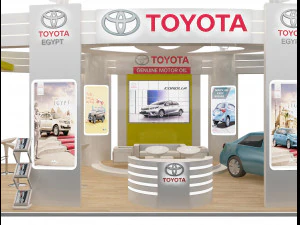 booth exhibition stand a225a 3D Model