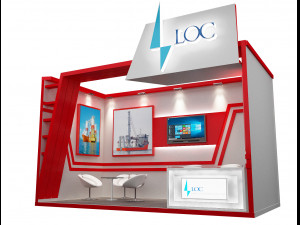 booth exhibition stand a234 3D-Modell