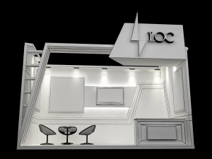 booth exhibition stand a234 3D-Modell