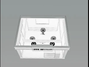 booth exhibition stand a405a 3D Model