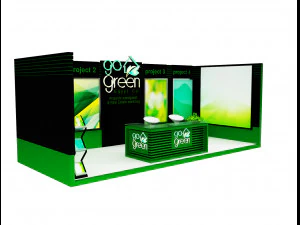 booth exhibition stand a419c 3D Model