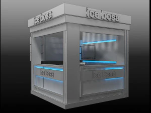 booth exhibition stand a408b 3D Model