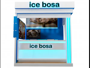 booth exhibition stand a408b 3D Model
