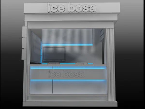 booth exhibition stand a408b 3D Model
