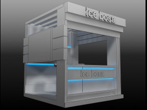 booth exhibition stand a408b 3Dモデル