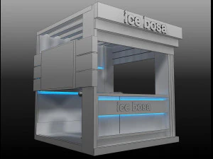 booth exhibition stand a408b 3D Model
