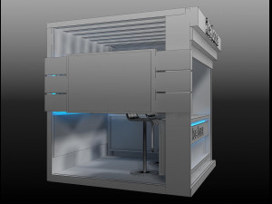 booth exhibition stand a408b 3Dモデル