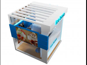booth exhibition stand a408b 3D Model