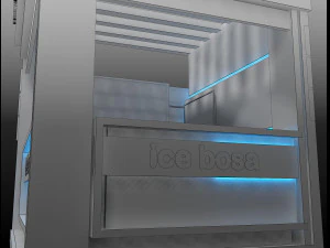 booth exhibition stand a408b 3D Model