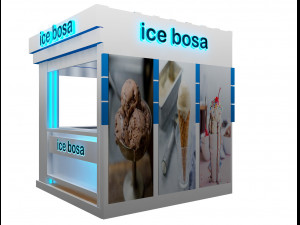 booth exhibition stand a408b 3Dモデル