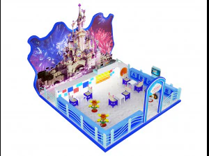 बूथ प्रदर्शनी स्टैंड a205 3D मॉडल