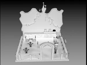 booth exhibition stand a205 3D Model